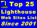 Top 25 Lighthouse Web Sites List - Lighthouse Sites Only.